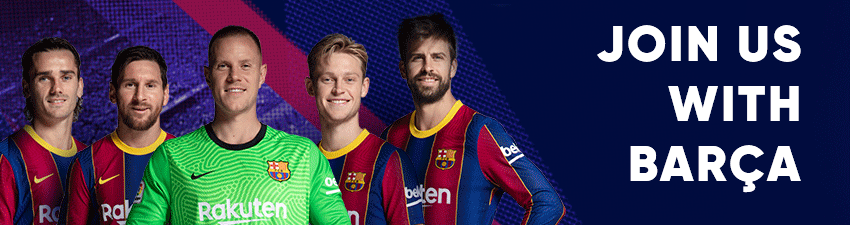 Рекламный баннер 1xBet с футбольной тематикой